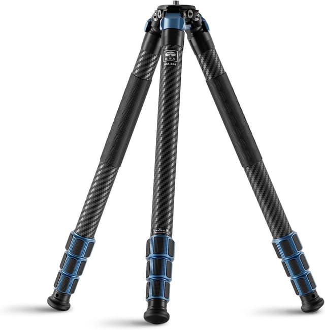 Detalle de SiRUI AM-324 Carbon Fibre Travel Tripod (57 in) with No Centre Column Design