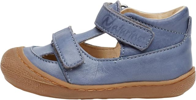 Detalle de Naturino PUFFY-Halb geschlossene Sandale azurblau – mit doppeltem Klettverschluss