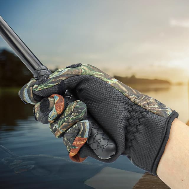 Detalle 2 de BB Hapeayou fishing gloves with 3 fingerless design (1 pair)