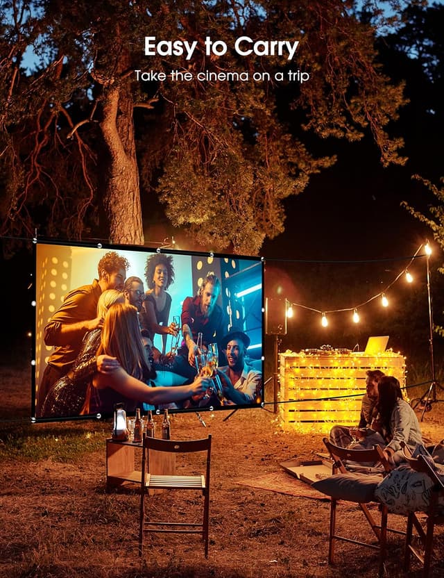 Thumbnail 6 de Projector Screen 100 Inch Portable 16:9