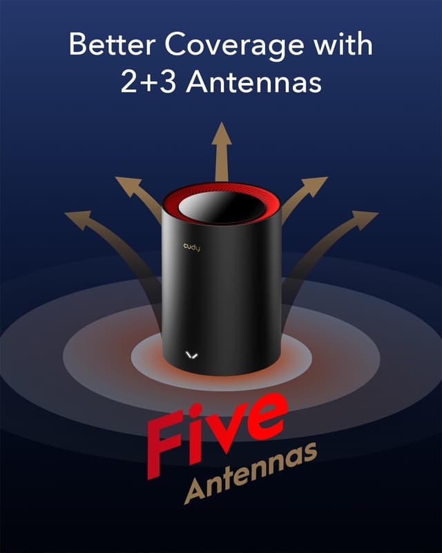 Thumbnail 3 de Cudy AX3000 2,5G mesh Wi‑Fi 6 3‑pack