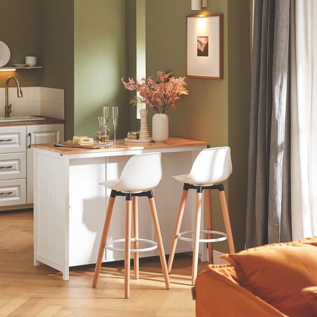 Detalle 2 de SoBuy KNL05-W Ăźlot central 120 cm đ