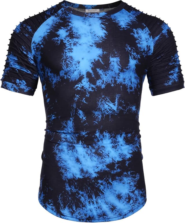 Detalle 2 de COOFANDY polo homme manches courtes à broderie — t-shirt polo léger pour l’été