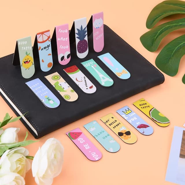 Thumbnail 4 de Vicloon Segnalibri Magnetici 30 pezzi 2x6 cm