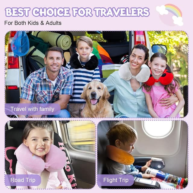Thumbnail 3 de Cirorld Kids travel pillow memory foam