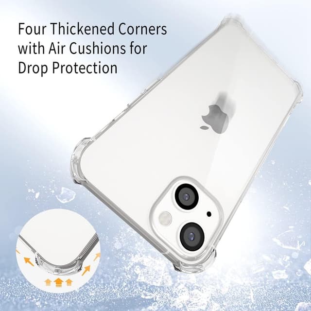 Detalle 2 de XTCASE Coque pour iPhone 13 transparente avec cordon tour de cou