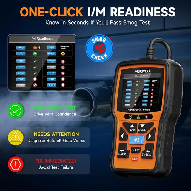Thumbnail 4 de FOXWELL NT301 OBD2 Scanner with Live Data
