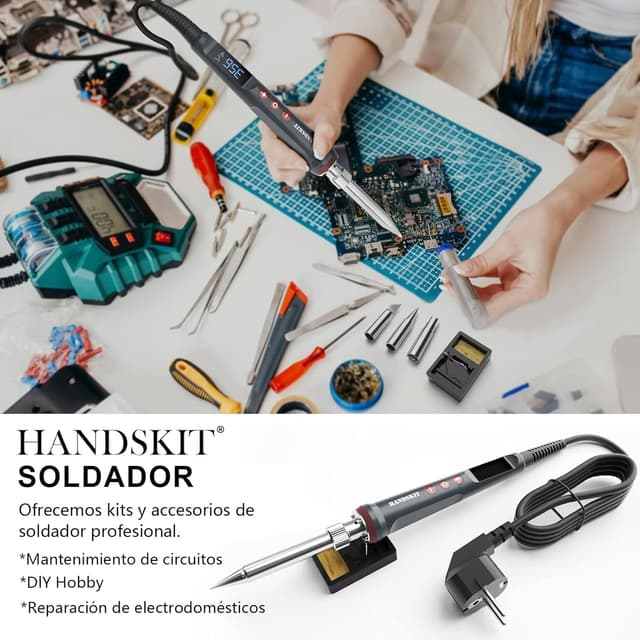Thumbnail 2 de HANDSKIT soldador eléctrico 200W 480°C