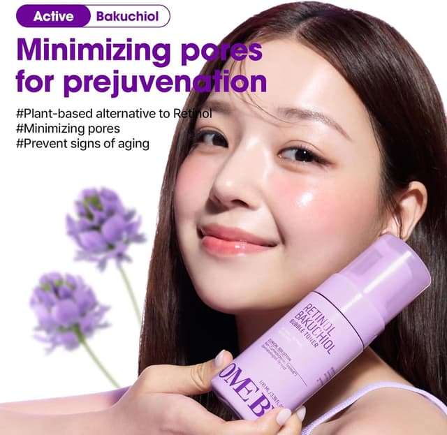 Detalle de SOME BY MI Retinol Bakuchiol Bubble Toner – Tonique visage au rétinol, 100 ml