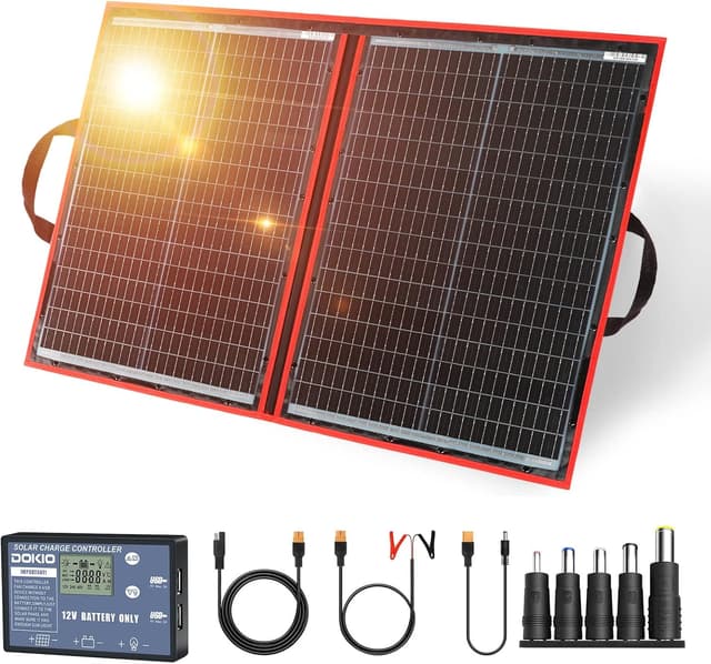 Imagen de DOKIO 100W Foldable Solar Panel en OfertitasTOP