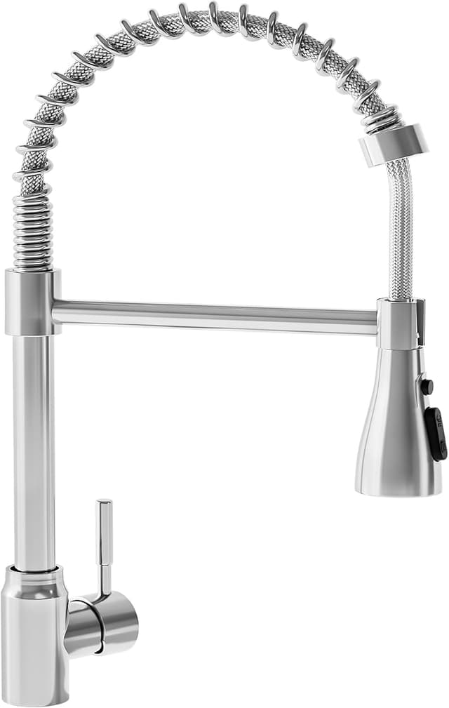 Detalle de UHOUSEST Grifo Cocina 360° Inox SUS304