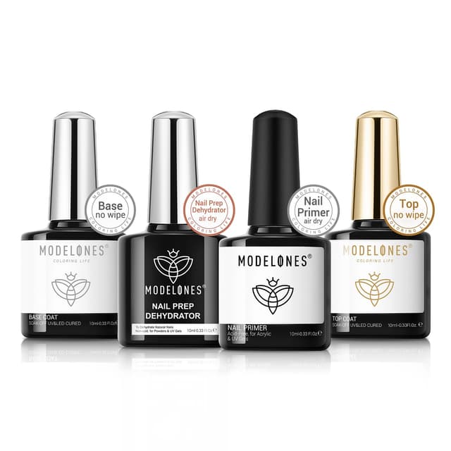 Detalle de Modelones Base Top Coat Set mit Primer 10 ml