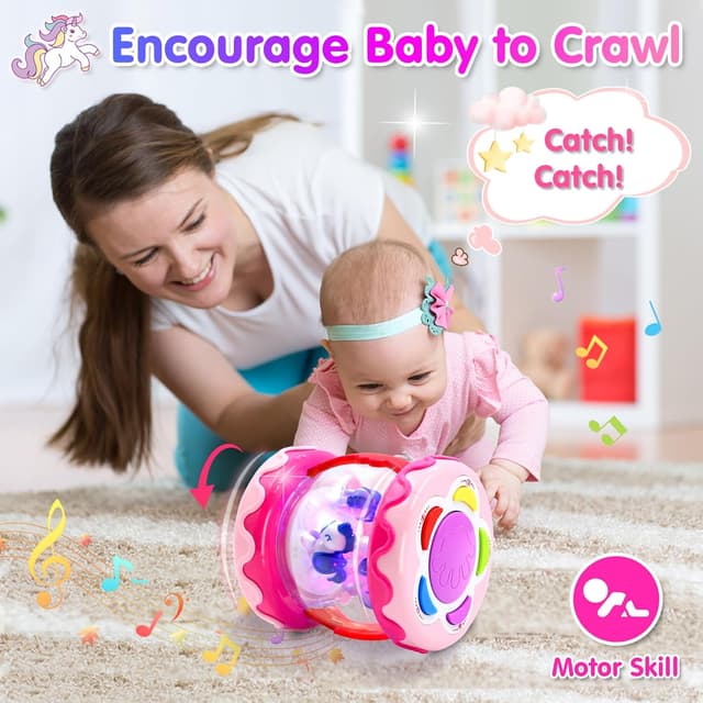 Thumbnail 6 de Unicorn Rotating Light Up Toy Carousel 360°