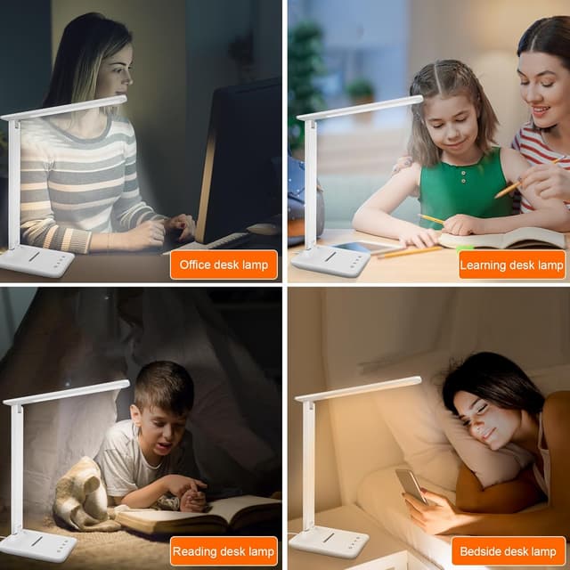Thumbnail 4 de Jumoking Schreibtischlampe LED Dimmbar 5 Farben