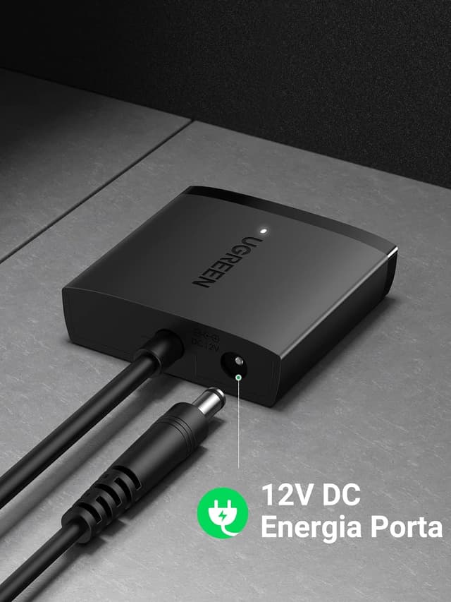 Detalle de UGREEN Adattatore SATA USB 3.0 per SSD/HDD 2,5” e 3,5” fino a 12TB con UASP, riposo automatico