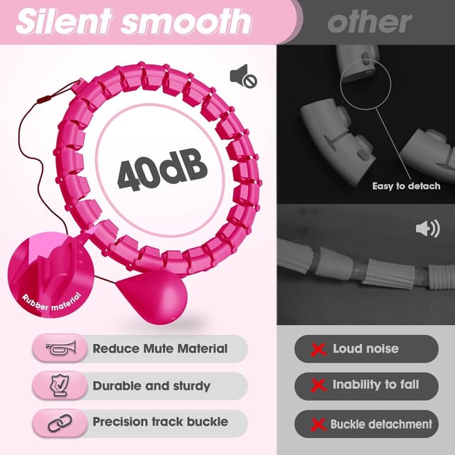 Detalle 2 de Smart Hoop Reifen 57–165 cm Hula Hoop