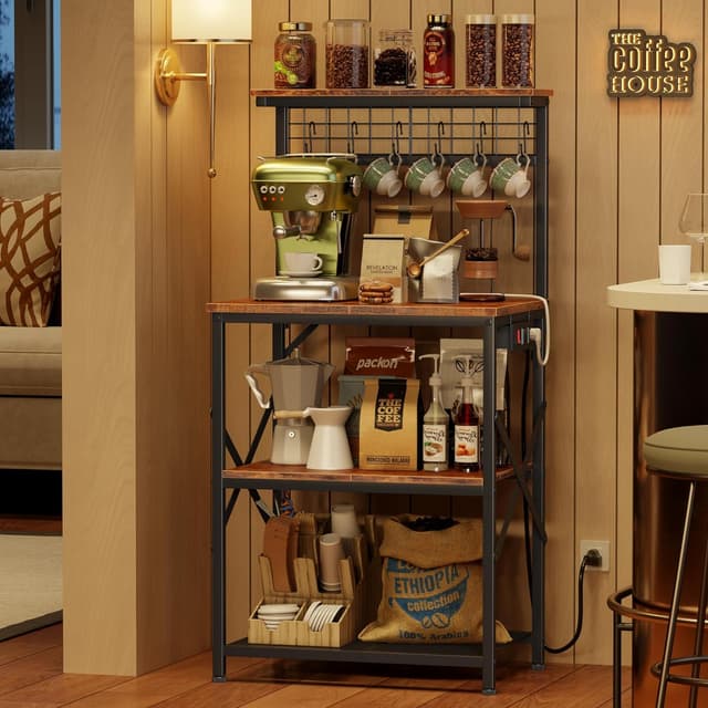 Thumbnail 6 de Furologee Kitchen Bakers Rack 4-Tier 🍽