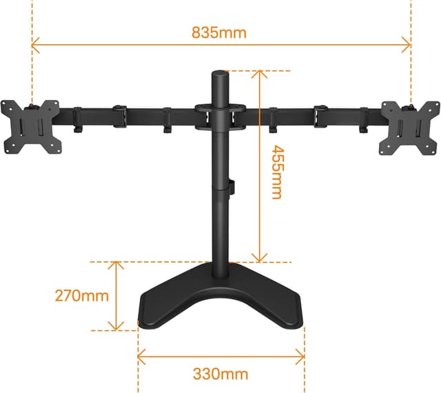Thumbnail 6 de BONTEC Dual Monitor Stand 13–27" 10kg