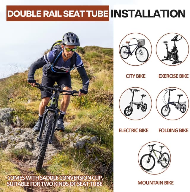 Thumbnail 5 de Bequemer ergonomischer Fahrradsattel