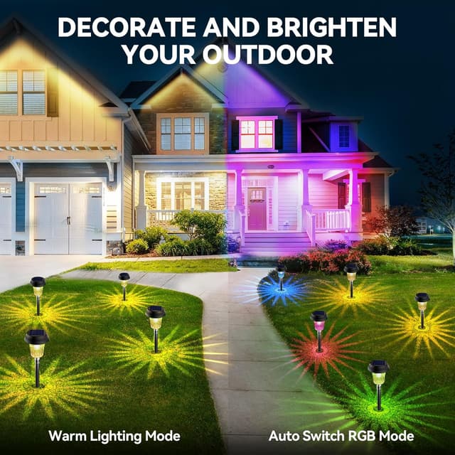 Detalle 2 de TECKNET Solar garden lights 8 pack