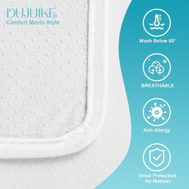 Thumbnail 6 de DUJUIKE Copriletto Matrimoniale antiscivolo 160x200 cm