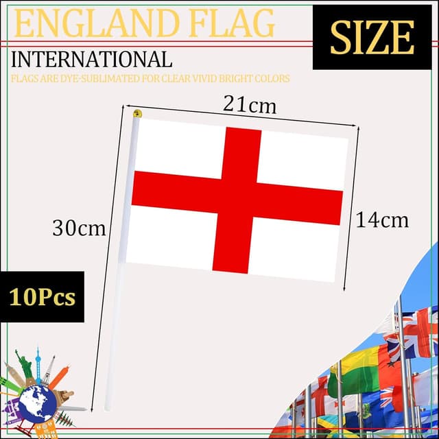 Detalle 2 de England Flagge klein 21 x 14 cm