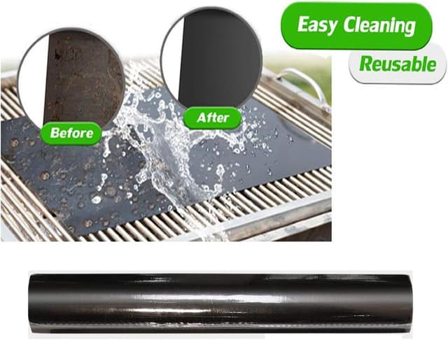 Detalle 2 de GQC GQC BBQ Grillmatten 6er Set 40 x 30 cm