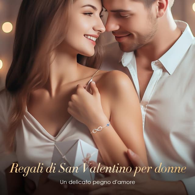 Detalle 1 de Bracciale infinito Louisa Secret cuore