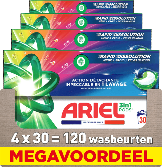 Imagen de Ariel 3in1 Pods Colour 120 Stück en OfertitasTOP