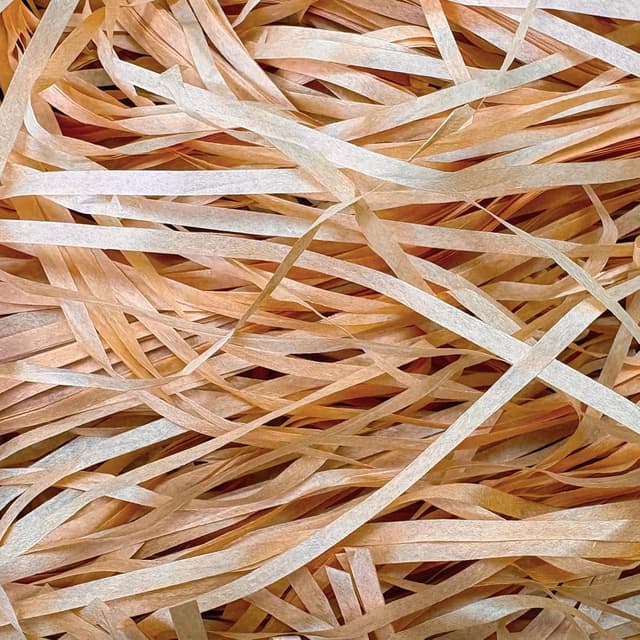 Detalle de 500g Brown shredded tissue paper for gifts
