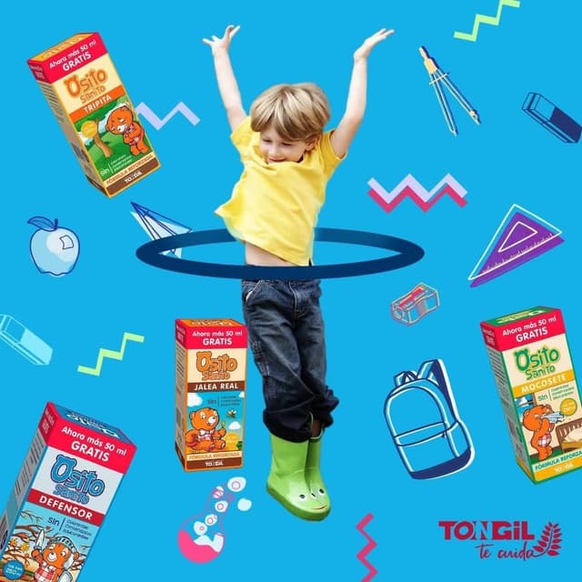 Detalle 2 de Osito Sanito Comilón 150 ml jarabe