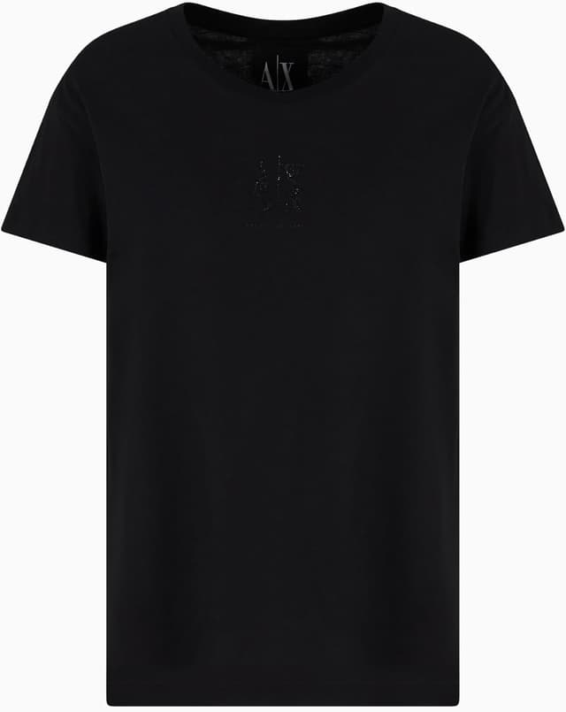 Detalle de Armani Exchange Women’s Icon Project Shiny Logo T‑Shirt
