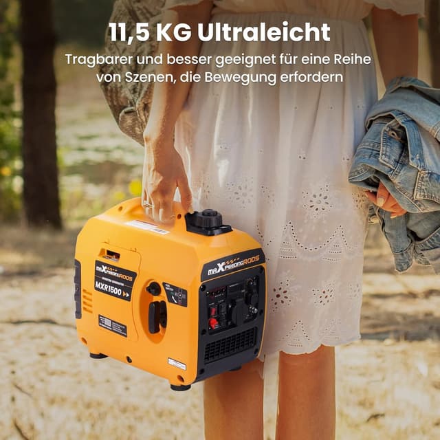 Detalle de maXpeedingrods Inverter 3500W Stromerzeuger für Camping ⛺