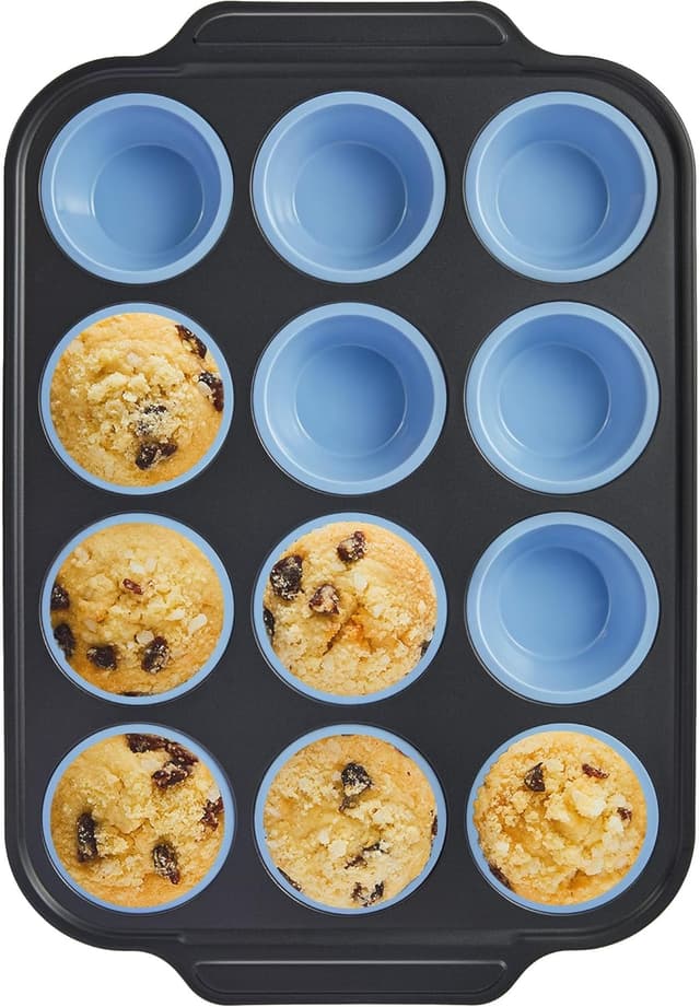 Imagen de BRONYPRO Silicone Muffin Pans 12 🍰 en OfertitasTOP