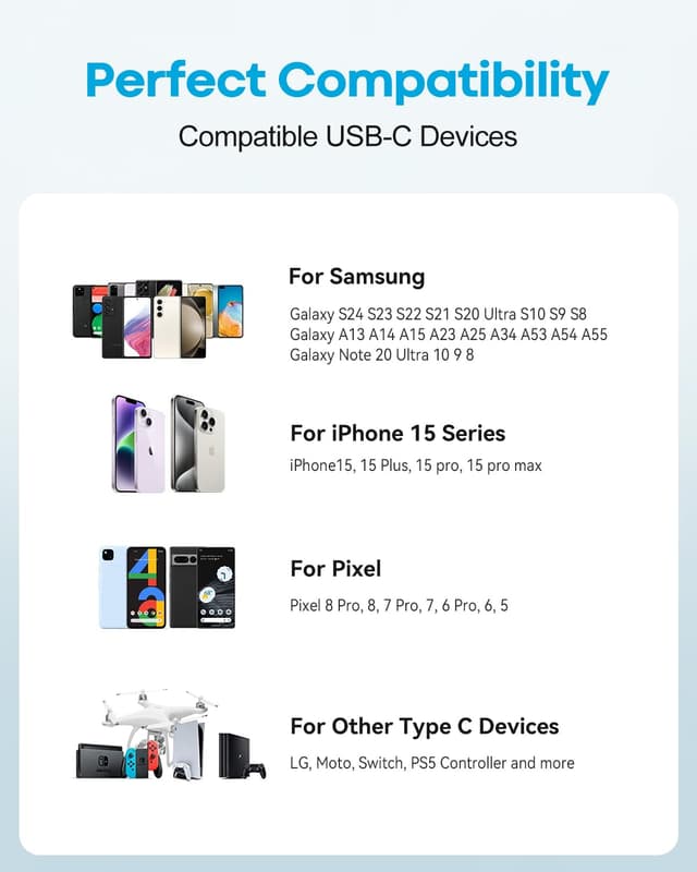 Thumbnail 6 de Long USB C Cable 3m