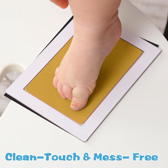 Detalle de Zemiu Baby Handprint and Footprint XL Kit, 2 pcs