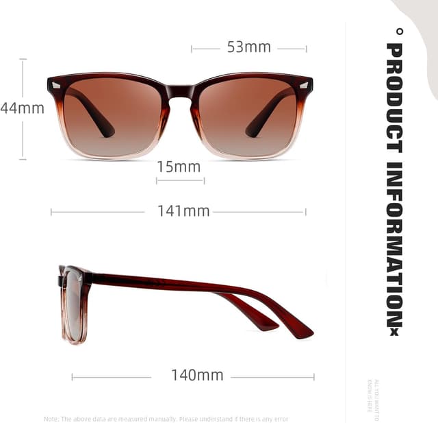 Thumbnail 2 de TIANYESY Polarised Sunglasses Womens Classic Retro Style