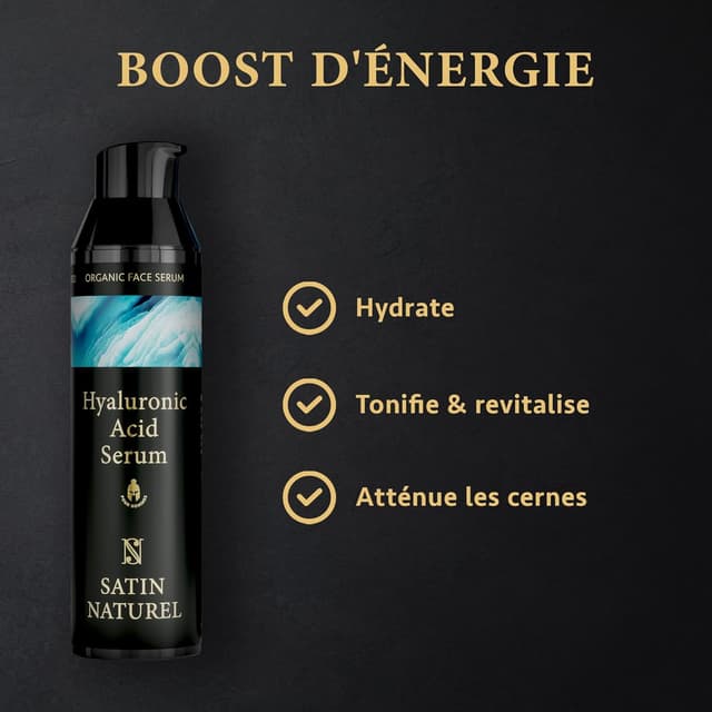 Detalle 2 de Satin Naturel Sérum Visage Homme 75ml Hydratant