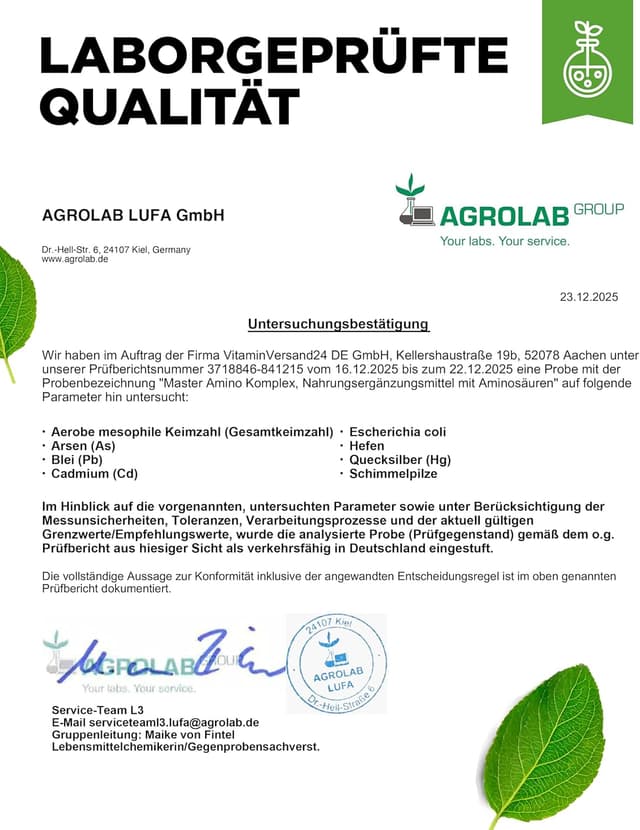 Thumbnail 6 de vit4ever Master Aminosäuren Komplex 6000 mg