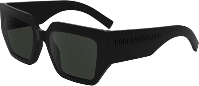 Detalle de KARL LAGERFELD Occhiali Donna in plastica bioinyettata, montatura rettangolare modificata (taglia M)