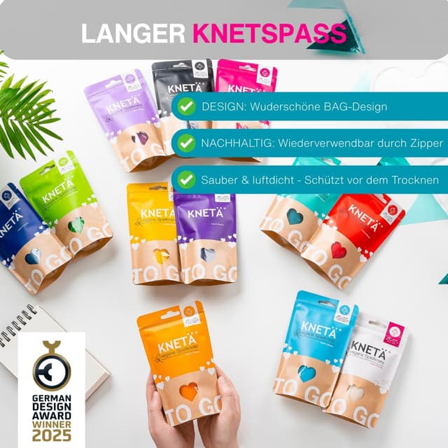 Detalle de Knete Party Set 8x100 g ab 1 Jahr
