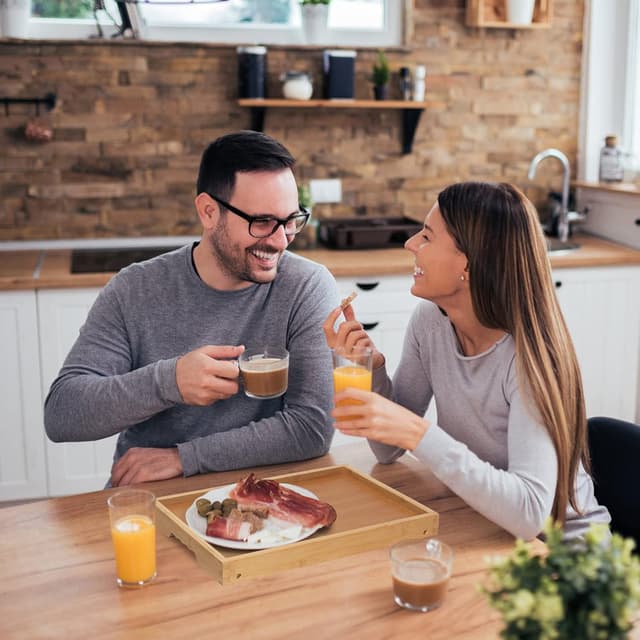 Thumbnail 5 de Artmeer Bed Tray Table Bamboo Breakfast Tray 🍽
