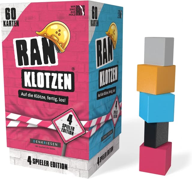 Detalle de DENKRIESEN Ranklotzen Familienspiel mit 80 Karten