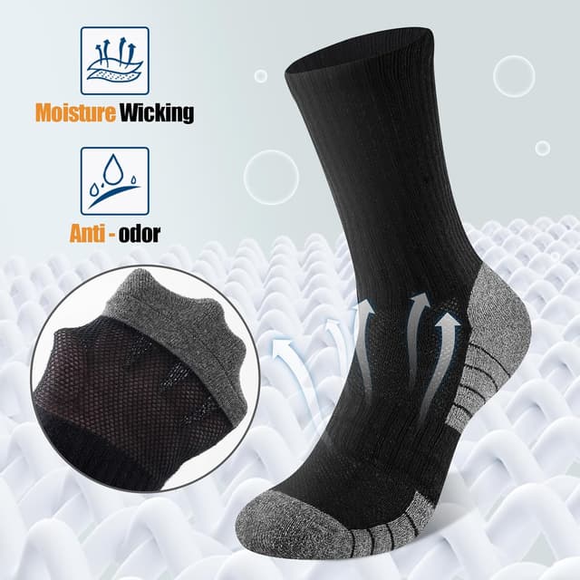 Detalle de Niorasen Mens Sports Socks 6 Pairs