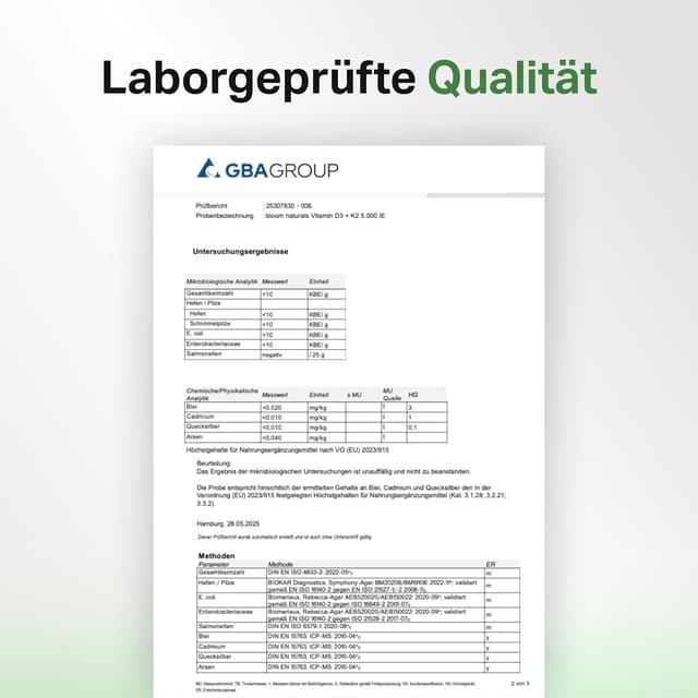 Thumbnail 6 de Vitamin D3 K2 hochdosiert – 120 Tabletten