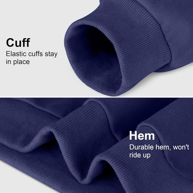 Detalle de PepyPepy Herren Sweatshirt aus Baumwolle – weich, warm & atmungsaktiv für Alltag und Freizeit