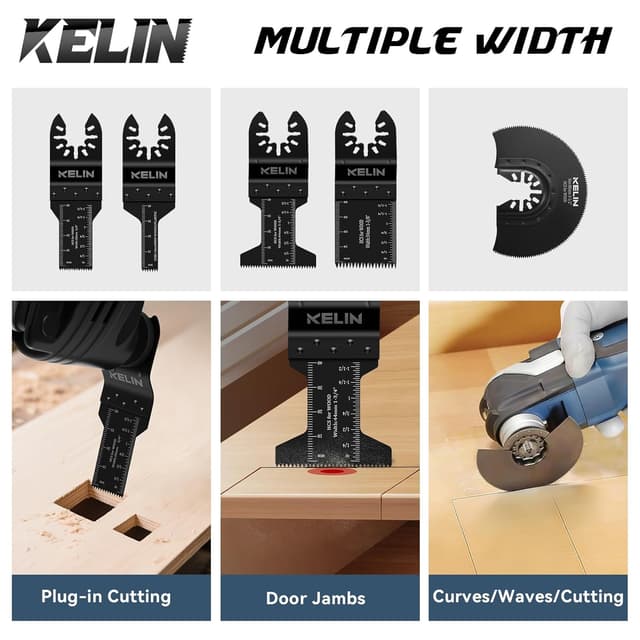 Thumbnail 4 de KELIN Multitool Sägeblätter 12tlg Titan