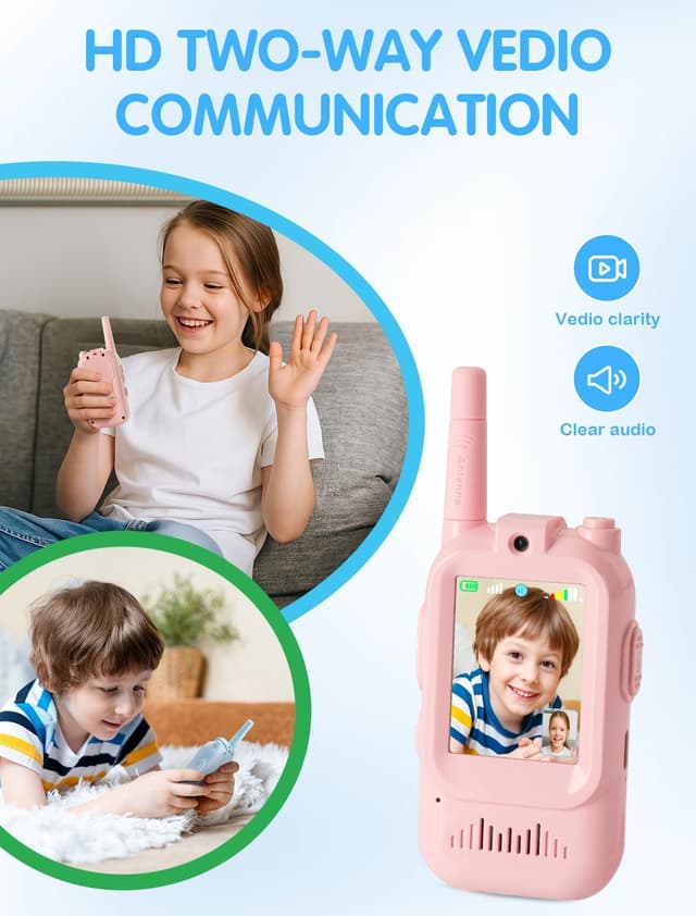 Thumbnail 1 de Walkie Talkie for Kids with HD Camera 1200mAh