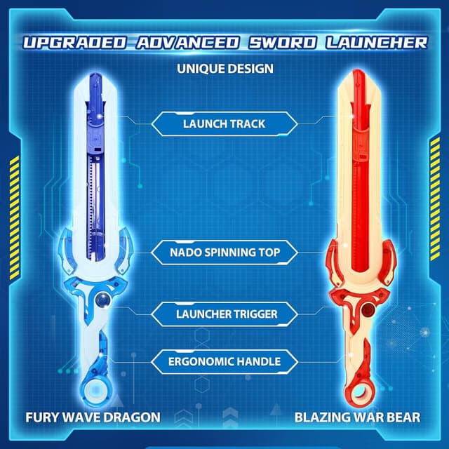 Thumbnail 1 de INFINITY NADO peonza Battle Arena Set 2 piezas