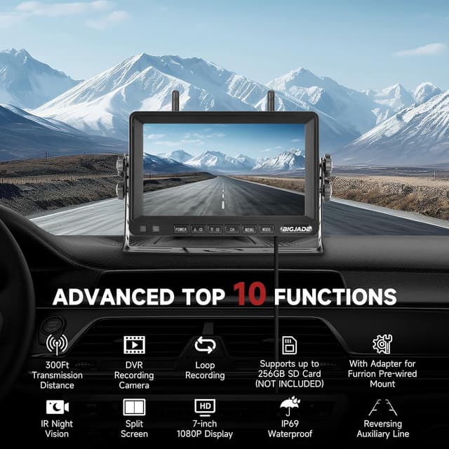 Detalle 2 de Wireless Backup Camera 7" Monitor